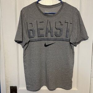 Nike Gray BEAST Graphic Tee